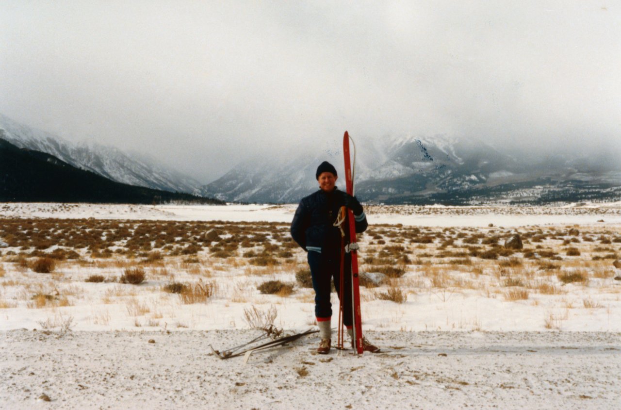 AandM cross country skiing Twin Lakes Xmas 1988